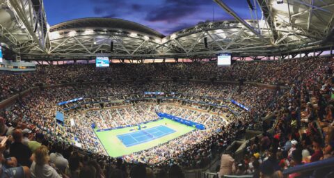 Vista do US Open, em Nova York, palco do Grand Slam norte-americano