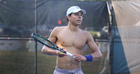 Ben Shelton em quadra durante torneio da ATP
